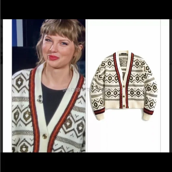 J. Crew Diamond Fair Isle Cardigan Sweater size XL NWT - Picture 7 of 7